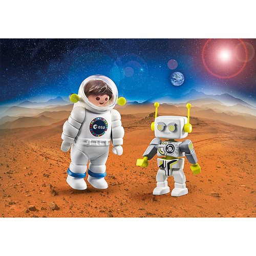 Playmobil 70991 DuoPack ESA Astronaut and ROBert Figures