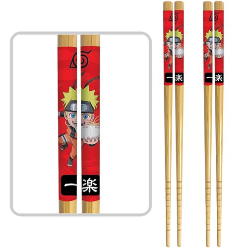 Naruto Ichiraku Ramen Bamboo Chopsticks 2-Pack
