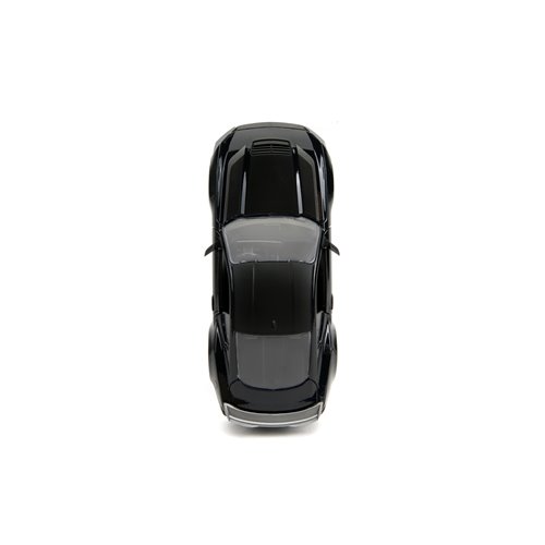 Bigtime Muscle 2024 Glossy Black Ford Mustang Dark Horse 1:24 Scale Die-Cast Metal Vehicle