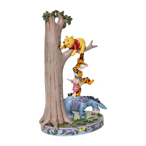 Disney Traditions Tree with Pooh and Friends Hundred Acre Caper by Jim Shore Statue