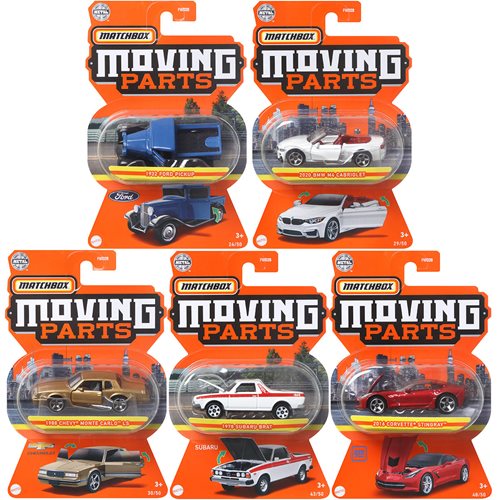Matchbox Moving Parts 2022 Wave 2 Vehicles Case of 8