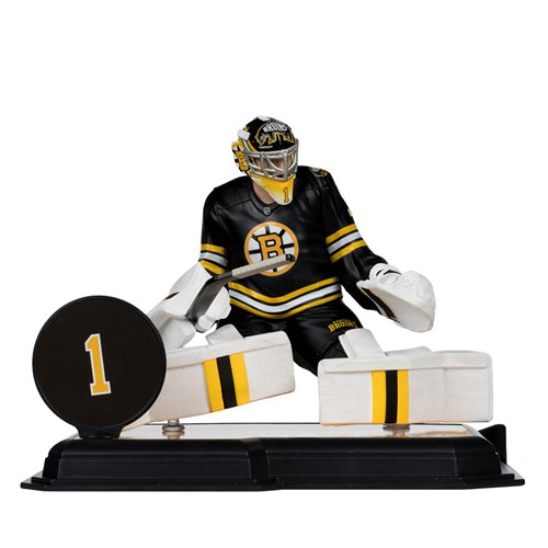 NHL SportsPicks Boston Bruins Jeremy Swayman 7-Inch Posed Figure