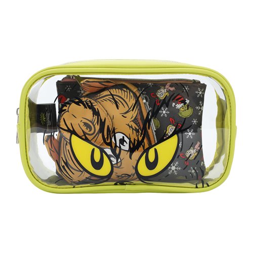 Dr. Seuss The Grinch Travel Cosmetic Bag Set of 3