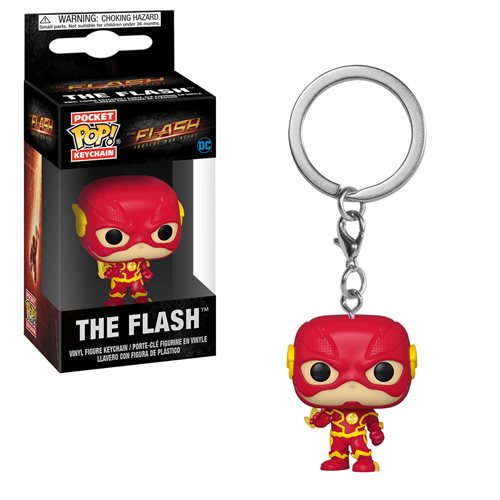 The Flash with Lightning Funko Pocket Pop! Key Chain