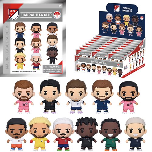 MLS Players Series 2 3D Foam Bag Clip Display Case of 24