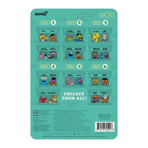 Sesame Street Ernie (Striped PJs) 3 3/4-Inch ReAction Figure