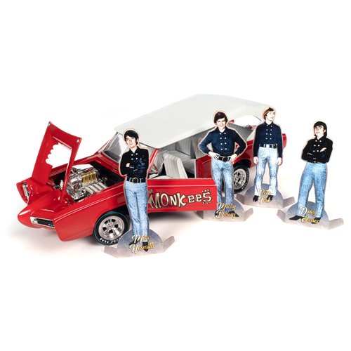 The Monkees Monkeemobile 1:18 Scale Die-Cast Metal Vehicle