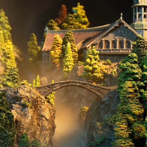 The Lord of the Rings Trilogy Rivendell Environment Statue