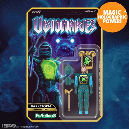 Visionaries Darkstorm 3 3/4-Inch ReAction+ Figure