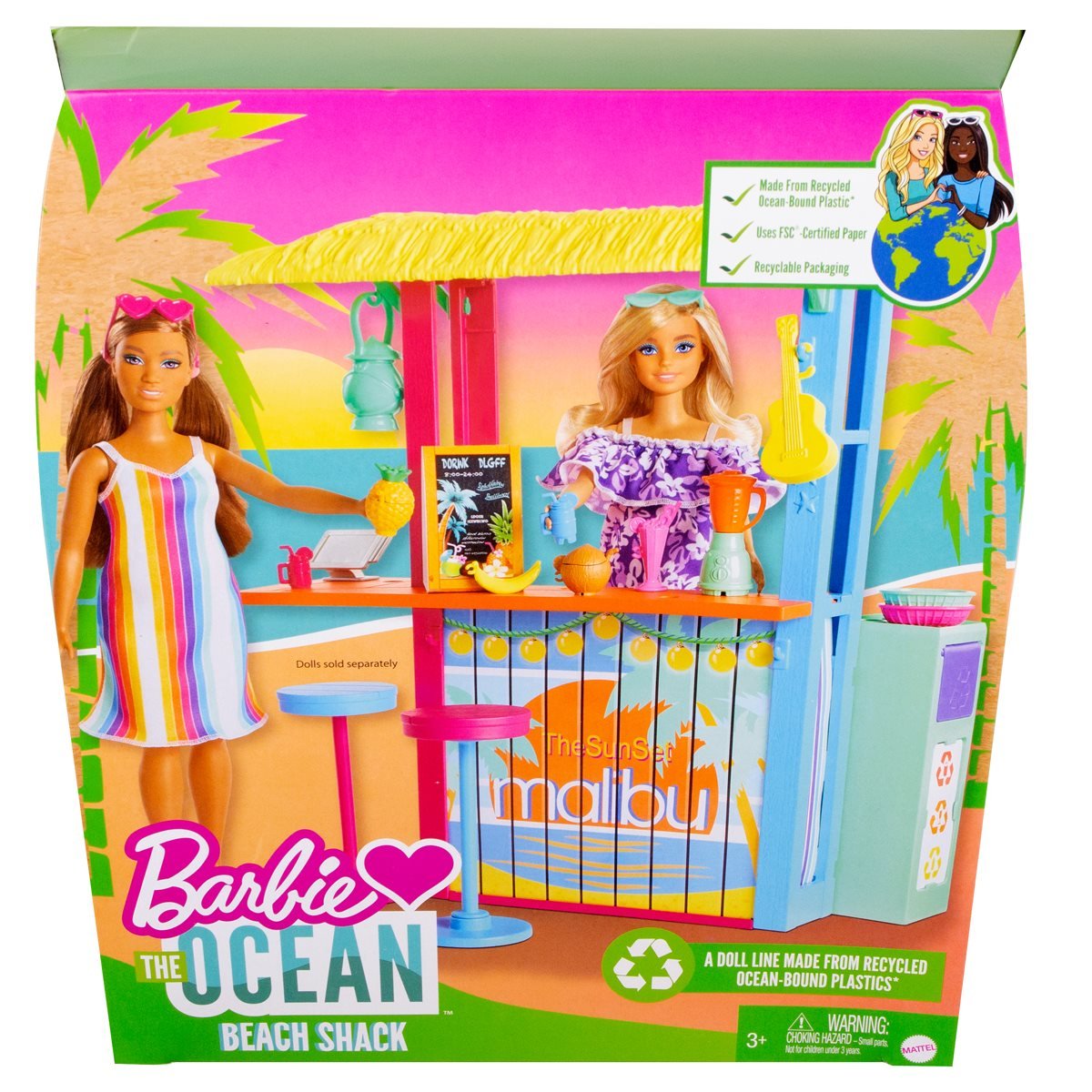 Barbie Loves the Ocean Beach Shack Playset