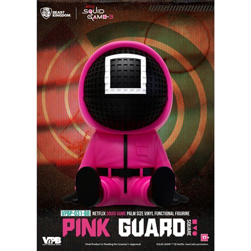 Squid Game VPBP-031 Palm Size Vinyl Functional Piggy Bank Blind Box Case of 6