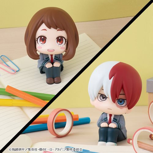 My Hero Academia Ochaco Uraraka and Shoto Todoroki Look Up Mini-Figure Set