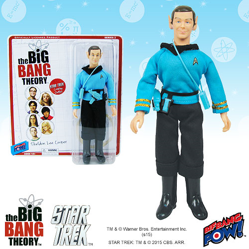 The Big Bang Theory / Star Trek: The Original Series Sheldon as Spock 8-Inch Action Figure