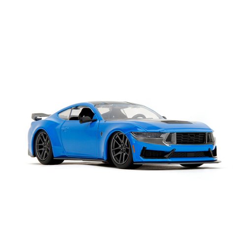 Bigtime Muscle 2024 Blue Ford Mustang Dark Horse 1:24 Scale Die-Cast Metal Vehicle