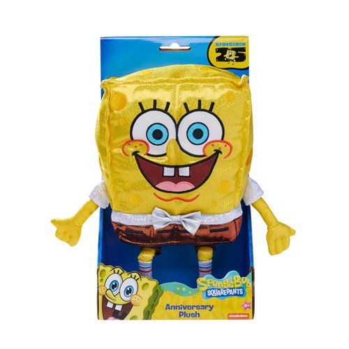 SpongeBob SquarePants 25th Anniversary Glittering 12-Inch Plush