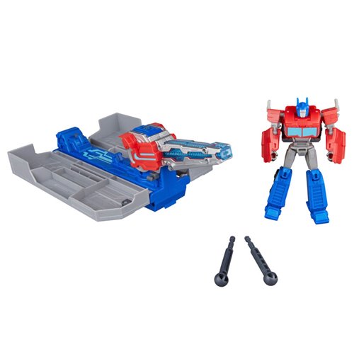 Transformers EarthSpark Optimus Prime Battle Trailer Playset