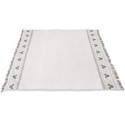 Mickey Mouse White and Gray Farmhouse Picnic Blanket