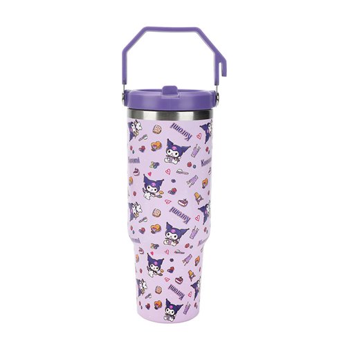 Kuromi All Over Print 40 oz. Stainless Steel Tumbler with Handle