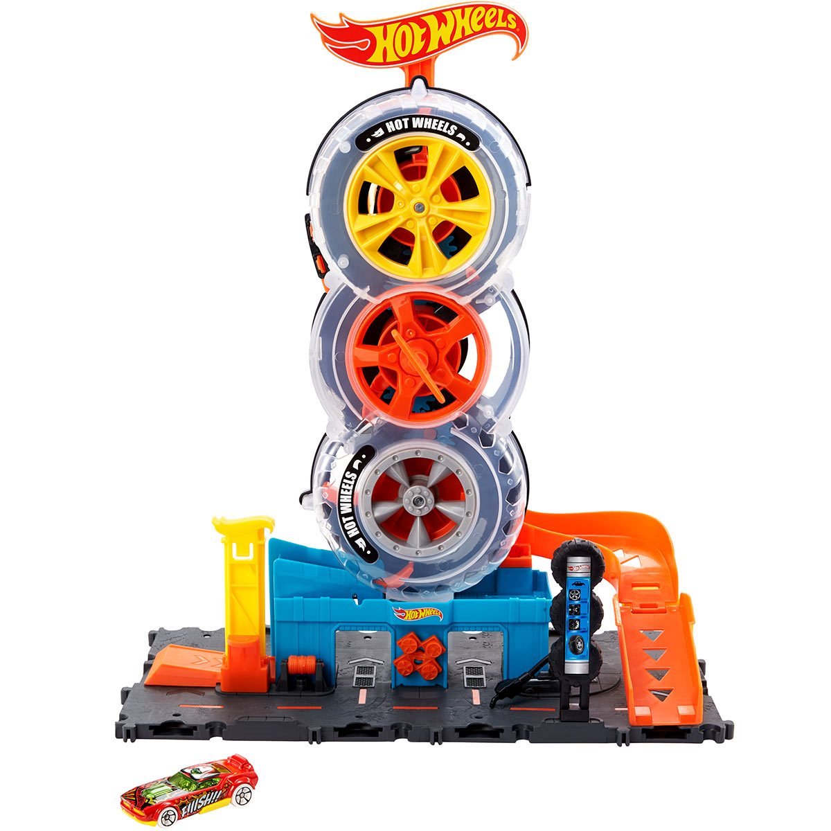 Hot Wheels City Super Tyre Shop Playset - Playpolis
