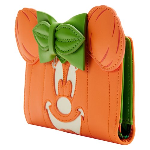 Minnie Mouse Pumpkin Minnie Glow-in-the-Dark Flap Wallet