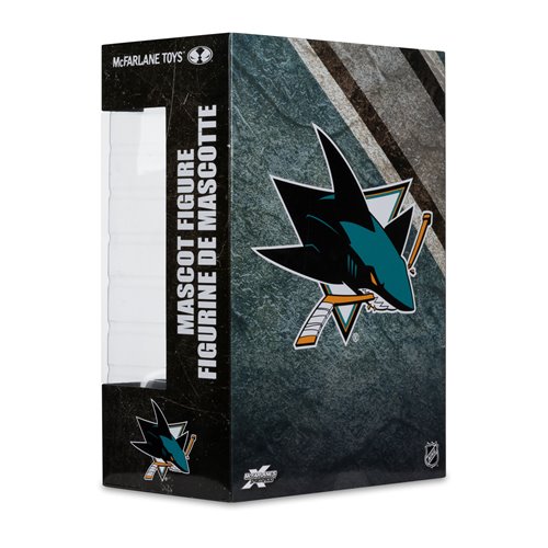 NHL San Jose Sharks S.J. Sharkie Mascot Posed Figure