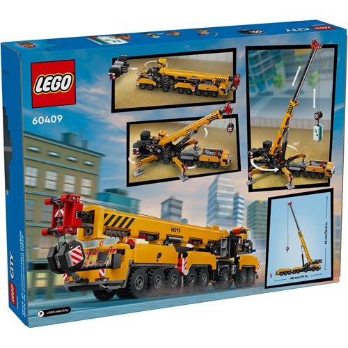 LEGO City 60409 Yellow Mobile Construction Crane