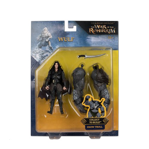 The Lord of the Rings: The War of the Rohirrim Build-A Wave 1 Wulf 4-Inch Scale Action Figure