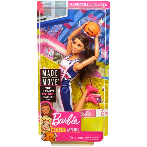 Barbie Made To Move Basketball Player Doll