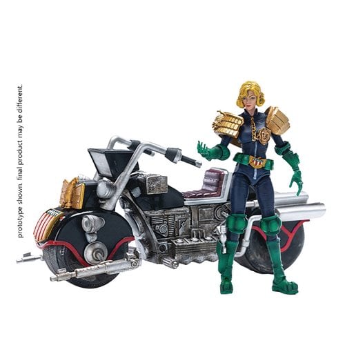 Judge Dredd Judge Anderson and Lawmaster MK II 1:18 Scale Action Figure Set - Previews Exclusive
