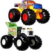 Hot Wheels Monster Trucks 1:24 Scale 2023 Mix 2 Vehicle Case of 4