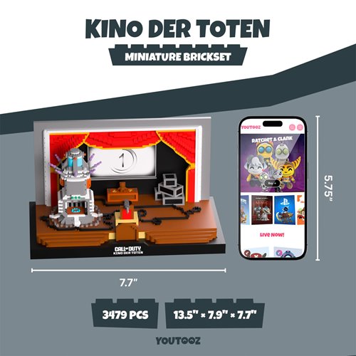 Call of Duty Kino Der Toten Miniature Brickset
