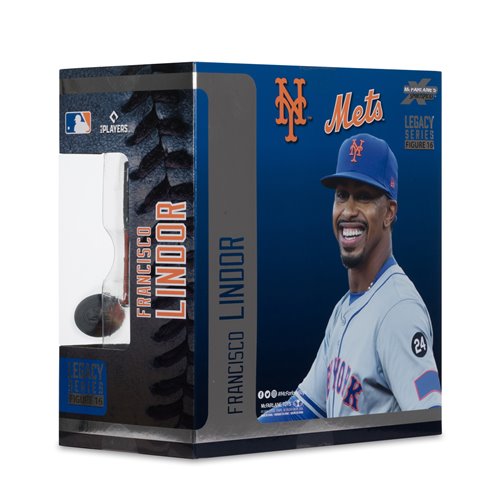 MLB SportsPicks New York Mets Francisco Lindor 7-Inch Posed Figure Case of 6