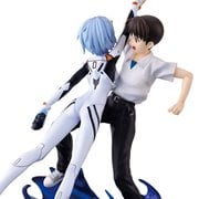Neon Genesis Evangelion Shinji Ikari and Rei Ayanami Evangelion 2.22 Ichibansho Revible Moment Statue