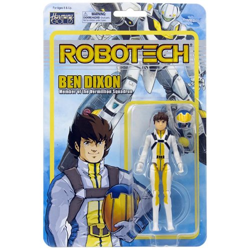 Robotech Ben Dixon 4-Inch Action Figure, Not Mint