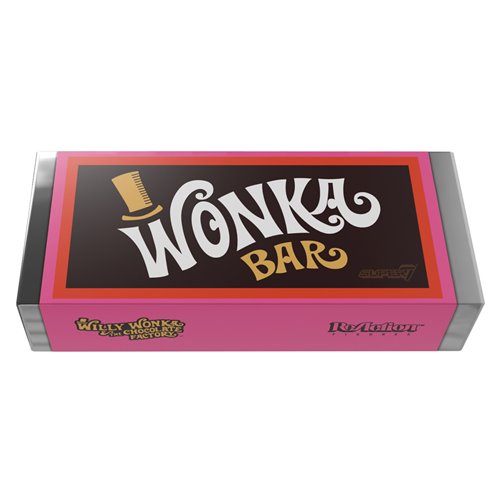 Willy Wonka and the Chocolate Factory Willy Wonka in Wonka Bar 3 3/4-Inch ReAction Figure - SDCC Exc