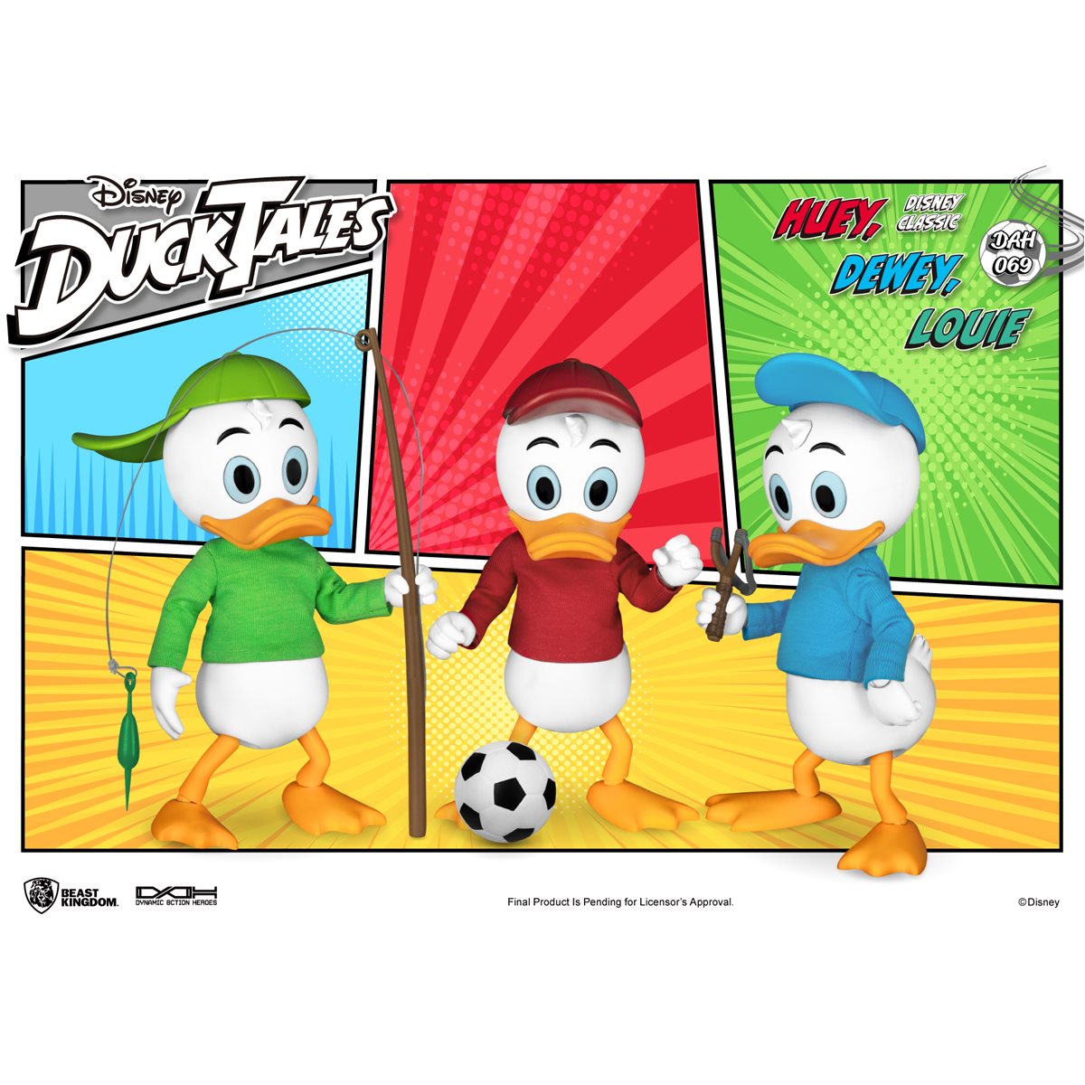 Beast Kingdom DAH-069 Disney DuckTales Huey Dewey Louie Dynamic 8ction –  Beast Kingdom SEA
