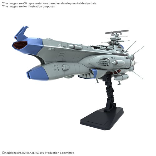 Star Blazers BB-101 Arizona Class Space Battle Ship Arizona 1:1000 Scale Model Kit