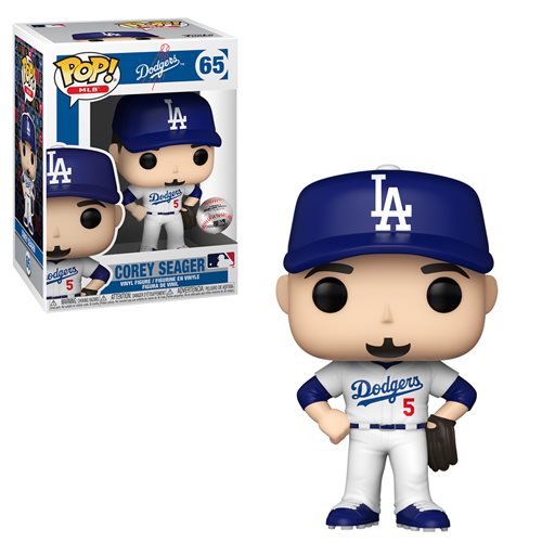 MLB Dodgers Corey Seager (Home Uniform) Pop! Vinyl Figure