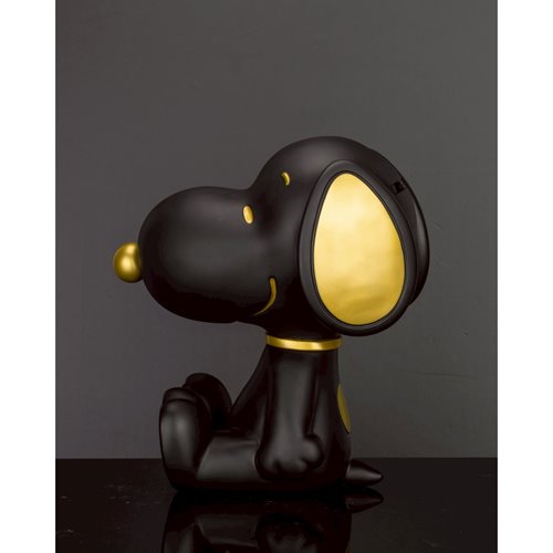 Peanuts Snoopy Black and Gold Version VPB-018SP Peanuts Series Vinyl Functional Piggy Bank