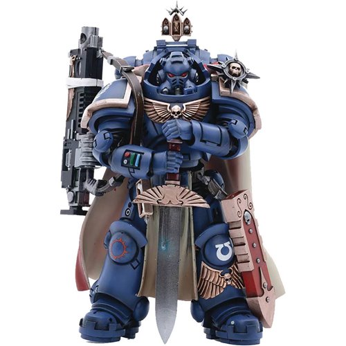 Joy Toy Warhammer 40,000 Ultramarines Captain with Master-Crafted Heavy Bolt Rifle 1:18 Scale Action Figure