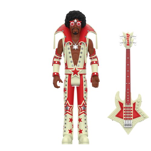 Bootsy Collins Glow-in-the-Dark 3 3/4-Inch ReAction Figure