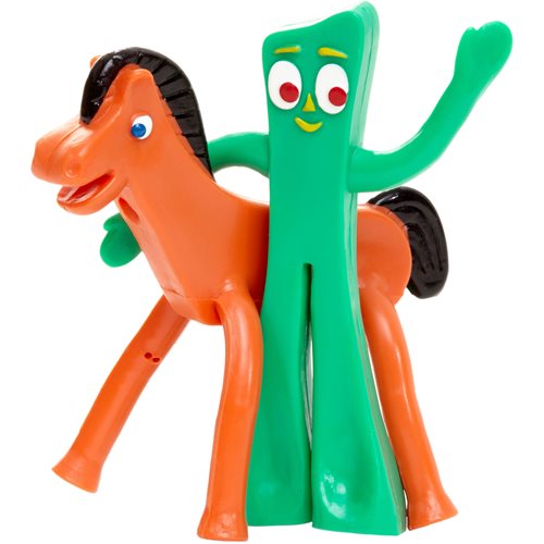 Gumby and Friends Gumby and Pokey Mini Bendable Figure 2-Pack