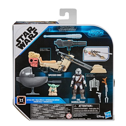 Star Wars Mission Fleet Expedition Class The Mandalorian The Child Battle for the Bounty Figures and