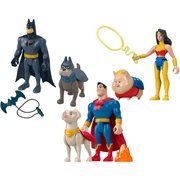 FP DC League of Super-Pets Hero and Pet Figure Case of 4