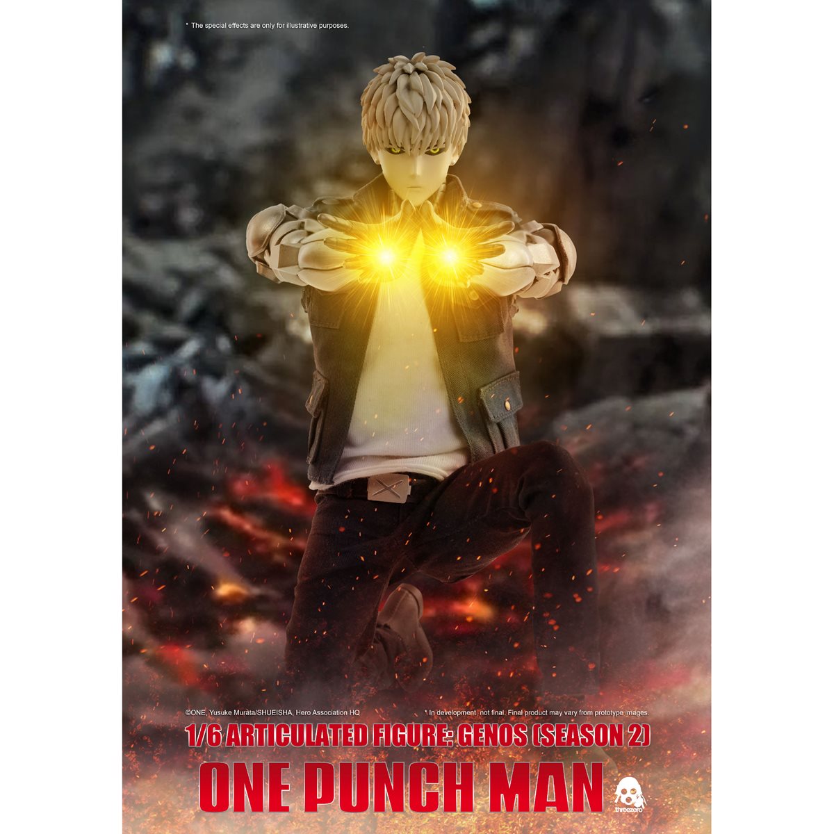 One-Punch Man 1/6 Saitama (Temporada 2) ThreeZero - PLANET MOVIE STORE LOJA  DE ACTION FIGURES