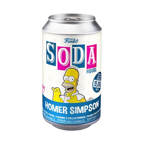 The Simpsons Homer Simpson Vinyl Soda Figure