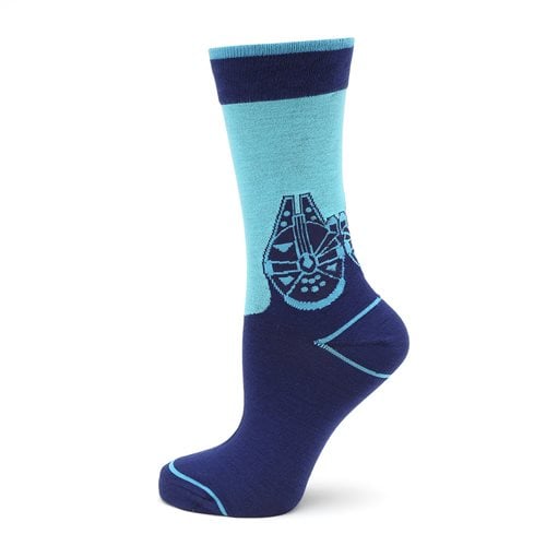 Star Wars Millennium Falcon Mod Blue Socks