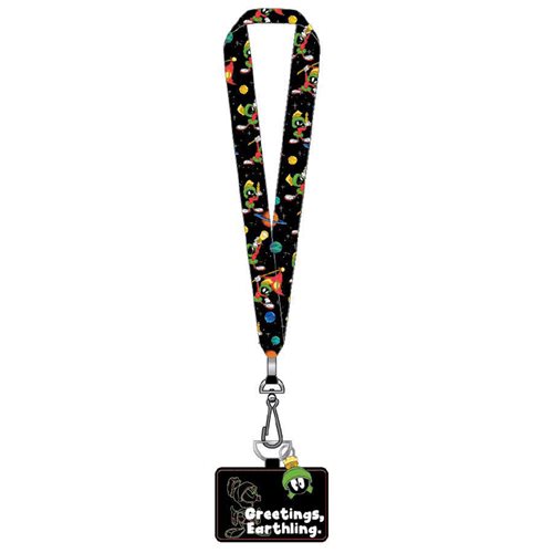 Looney Tunes Marvin the Martian Lanyard with Cardholder