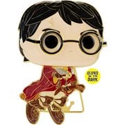 Harry Potter and the Prisoner of Azkaban 20th Anniversary Harry Potter with Broom Large Enamel Funko Pop! Pin #23