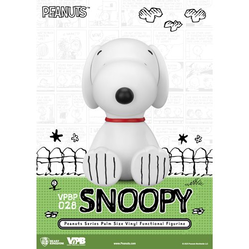 Peanuts Snoopy VPBP-028 Peanuts Series Palm Size Vinyl Functional Piggy Bank